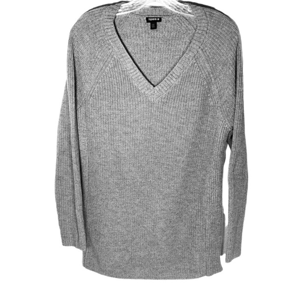 Torrid knit long sleeve side zip sweater - Picture 1 of 6